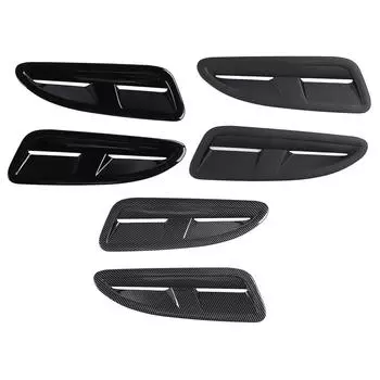 Автомобильный капот вентиляционные отверстия капот устойчивый к царапинам воздухозаборник крышка отделка комплект для F10 F11 F32 F33 F36 F30 Matte Black