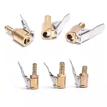 Автомобильный клапан, насадка для быстрого накачивания, конверсионный шарнир, насадка для клапана, надувная насадка, медный патрон для накачивания шин 35*6mm