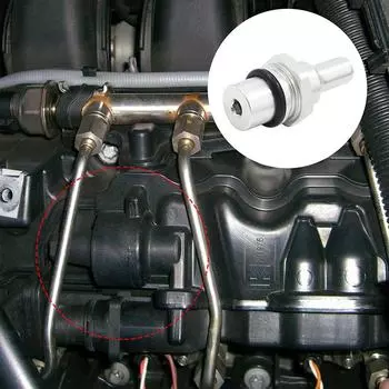 Автомобильный клапан вентиляции картера N54 PCV, алюминиевая модернизированная замена для E82 E90 E92 E9X 135I 335I Z4 чёрный