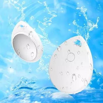 Автомобильный ключ Pet Kids Finder Водонепроницаемый умный GPS-трекер Работает с Apple Find My GPS-трекер для ключей, сумок, кошельков, телефона для домашних животных белый