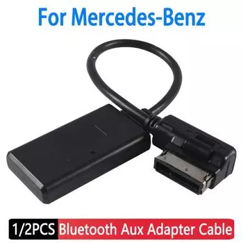 Автомобильный комплект Bluetooth для Mercedes-Benz Media Interface AUX Wireless Adapter A/B/C/E/M/S/R/W/GL/ML/SL/CLS/SLK/GLK классов 2009-2014