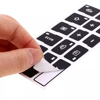 Автомобильный кондиционер, кнопка климат-контроля, ремонт, наклейки, наклейки для A4 B6 B7 one size