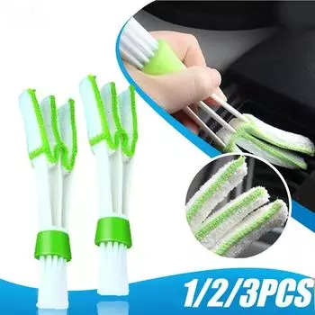 Автомобильный кондиционер щетка для очистки вентиляционных отверстий микрофибра очиститель решетки радиатора автомобиля щетка для удаления пыли жалюзи принадлежности для чистки автомобиля 1PCS