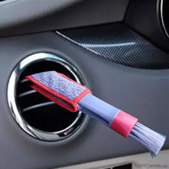 Автомобильный кондиционер щетка для очистки воздуха автомобильные аксессуары микрофибра очиститель решетки автомобиля щетка для жалюзи автомобильный стайлинг белый