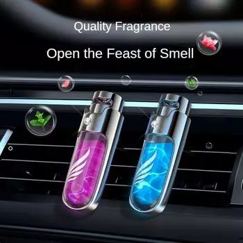 Автомобильный кондиционер Воздуховыпускное отверстие Духи Автомобильная ароматерапия Свет Ароматизатор Товары для салона автомобиля Украшение Дезодорант Высококачественный кулон