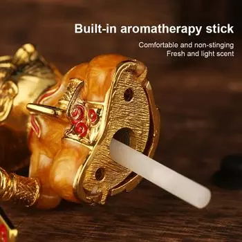 Автомобильный кондиционер воздуха вентиляционный зажим освежитель воздуха Monkey King автомобильная ароматерапия Monkey King автомобильные духи аксессуары для салона автомобиля золотой