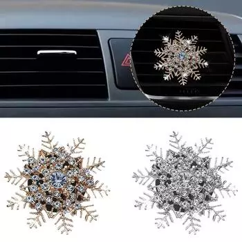 Автомобильный кондиционер, зажим для ароматерапии, рождественские украшения для автомобиля, воздушные украшения для автомобиля, ароматизатор V6K9 forsilver-One size