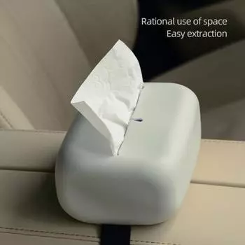 Автомобильный контейнер для хранения салфеток, легкий доступ, гибкий, многоразовый, силиконовый, контейнер для бумажных полотенец, влажный циан