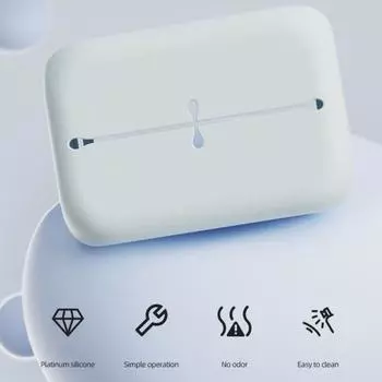 Автомобильный контейнер для хранения салфеток, легкий доступ, гибкий многоразовый силиконовый контейнер для бумажных полотенец, диспенсер для влажных салфеток A светло-фиолетовый