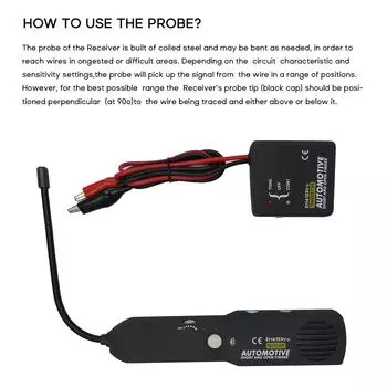 Автомобильный короткозамкнутый открытый искатель грузовик тягач инструмент для ремонта автомобиля детектор цепи трекер кабель провода тестер цепи 6-42 В