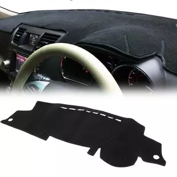 Автомобильный коврик для приборной панели для TOYOTA KLUGER/TOYOTA HIGHLANDER 2008-2013 чёрный