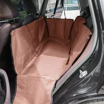 Автомобильный коврик для собаки Автомобильная подушка для собаки Задний Оксфордская ткань Грязезащитный коврик Автомобильный гаджет для питомца Товары для питомцев Coffee