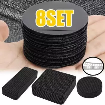 Автомобильный коврик, фиксированная наклейка, универсальная накладка для ног, двухсторонняя клейкая нескользящая волшебная лента, автомобильная подушка, многофункциональная фиксированная наклейка 1set