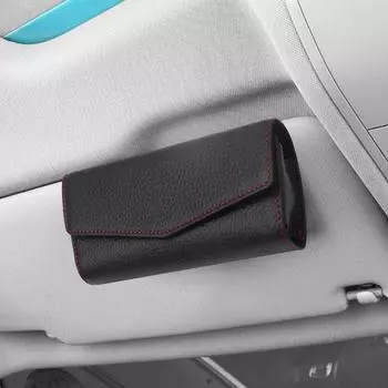 Автомобильный козырек, держатель солнцезащитных очков, автомобильный держатель солнцезащитных очков, аксессуары для салона автомобиля, автомобильные солнцезащитные очки и держатель для очков из искусственной кожи, козырек белый