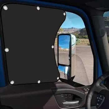 Автомобильный козырек для окна полугрузовика 2 шт., защитный чехол от солнца и тепла для окна автомобиля, солнцезащитный козырек с присоской, новинка, автомобильные принадлежности CHINA