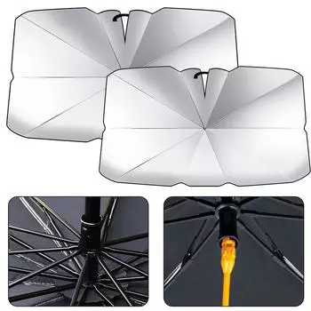 Автомобильный козырек с вращением на 360°, зонтик, гибкая складная передняя крышка M