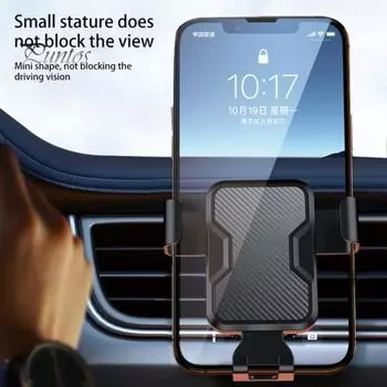 Автомобильный кронштейн для телефона. Высокая стабильность. Нескользящий. Устойчивый к царапинам. Высокая несущая способность. Широкий совместимый фиксатор телефона. ABS. Автомобильный зажим для вентиляционного отверстия. Подставка для мобильного телефона