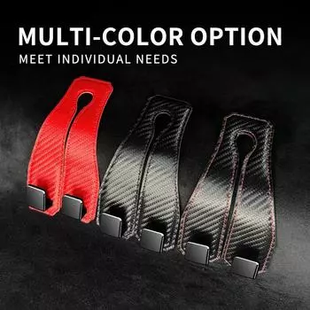 Автомобильный крючок, автомобильные инструменты, кожаные одинарные/двойные крючки для аксессуаров салона автомобиля, органайзер на спинку сиденья, крючок для Mercedes Benz Tesla