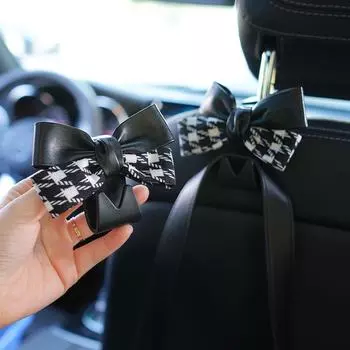 Автомобильный крючок для банта, автокресло, креативный маленький крючок, украшение интерьера автомобиля, заднее хранилище, артефакт, пластиковый подвесной рюкзак, практичный крючок 11cm4cm