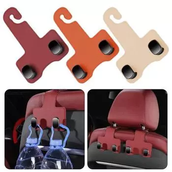 Автомобильный крючок для подголовника, вращающийся на 360 градусов, грузоподъемность 25 кг, универсальный, простая установка, автомобиль хаки