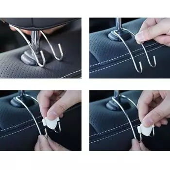 Автомобильный крючок из нержавеющей стали, крючок для сиденья на задней части автомобиля, автомобильные аксессуары, крючок для сброса подшипника.