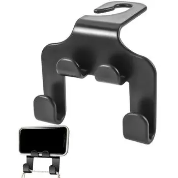Автомобильный крючок-кронштейн с держателем для телефона 2 в 1, крючки для подголовника автомобиля, держатель для кошелька на подголовнике, запасные части для салона внедорожника, грузовика france