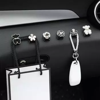 Автомобильный крючок, многофункциональный передний автомобильный крючок на заднем сиденье автомобиля, артефакт, небольшой липкий крючок, принадлежности для украшения салона автомобиля 3cm2cm