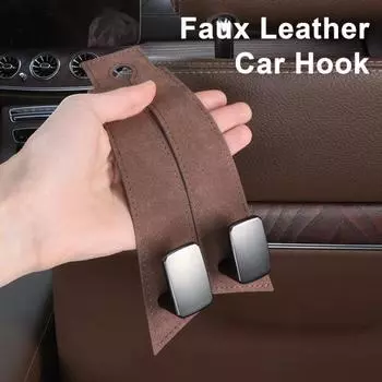 Автомобильный крючок на спинку сиденья, универсальная вешалка для хранения, несущий крючок, прочный, легкий в использовании чёрный