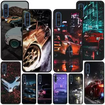 Автомобильный крутой чехол для Samsung Galaxy A50 A10 A70 A30 A20s A20e A40 A10s A10e A90 5G A30s A60 A20, черный чехол из ТПУ для телефона A51 A52, чехол Samsung A91