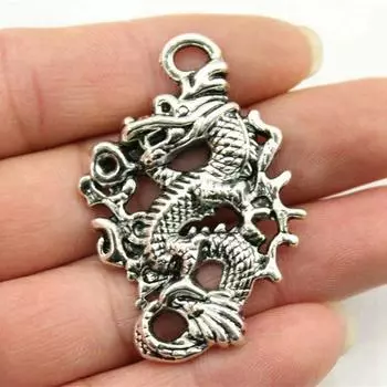 Автомобильный кулон с подвесками в виде дракона, аксессуары для ювелирных изделий