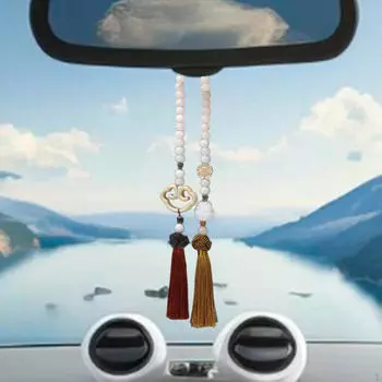 Автомобильный кулон, свисающие деревянные подарки, аксессуары, орнамент, фэн-шуй, украшение интерьера Coffee and Red