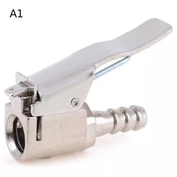 Автомобильный латунный 6/8 мм шинный воздушный патрон, насос, разъем клапана, зажим 1(6mm Zinc)