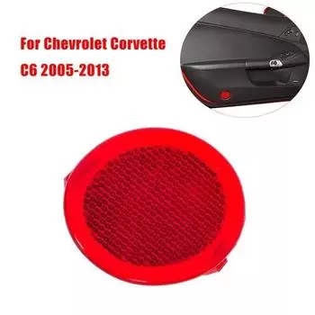 Автомобильный левый и правый внутренний отражатель панели двери, пластиковое украшение для Chevrolet Corvette C6 2005-2013