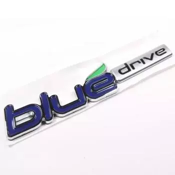 Автомобильный логотип Bluedrive, ABS, боковая эмблема багажника, наклейка, значок, подходит для H/yundai S/onata H/ybrid синий