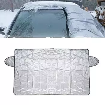 Автомобильный магнитный чехол от снега на лобовое стекло, устойчивый к ультрафиолетовому излучению, водонепроницаемый, антифриз, универсальный размер, легкий A