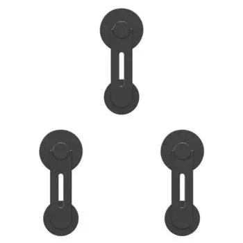 Автомобильный магнитный держатель для ноутбука на боковую часть экрана для MacBook/iPhone 14 13 (черный)