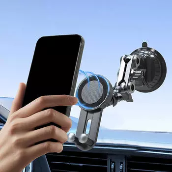 Автомобильный магнитный держатель для телефона, аксессуар, сильная присоска, короткая подставка Short