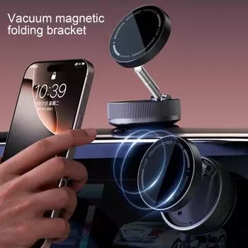Автомобильный магнитный держатель для телефона MagSafe с вращением на 360 градусов, автомобильное крепление N52 Magnetic чёрный