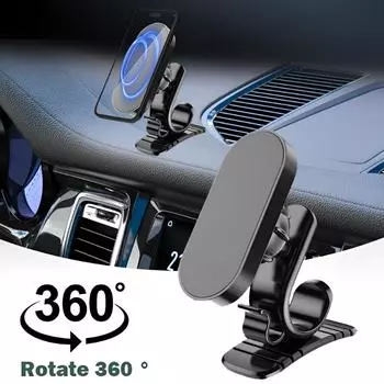 Автомобильный магнитный держатель для телефона, подставка для мобильного телефона, универсальный многоугольный кронштейн для навигации для iPhone 14 Xiaomi Redmi Huawei