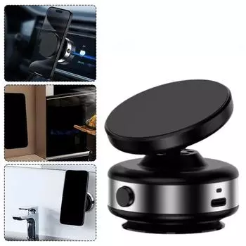 Автомобильный магнитный держатель для телефона, портативный, вращающийся на 360 °, регулируемая база, магнитный держатель для телефона из алюминиевого сплава для смартфонов