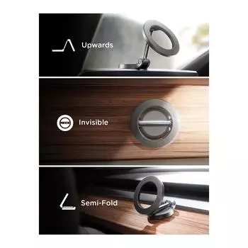 Автомобильный магнитный держатель для телефона, универсальный держатель для крепления телефона на приборной панели, лобовое стекло, самоклеящийся держатель для телефона, регулируемый на 360 градусов серебряный