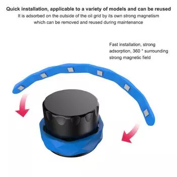 Автомобильный магнитный масляный фильтр, универсальный портативный магнитный автомобильный инструмент, масляный магнит, многоразовые автомобильные аксессуары, масляный фильтр
