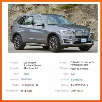 Автомобильный магнитный солнцезащитный коврик для BMW X5 F15 M50d 2014~2018, шторка на лобовое стекло, окно, люк, накладка, аксессуары 2015 2016 2014-2018