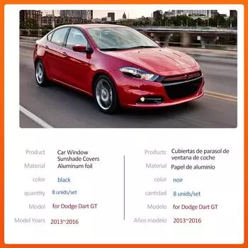 Автомобильный магнитный солнцезащитный козырек для Dodge Dart GT PF Viaggio 2013~2016 Viag Roof Windshield Curtain Sun Visor Window Pad Cover Accessories 2013-2016