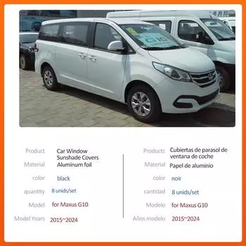 Автомобильный магнитный солнцезащитный козырек для фургона LDV Maxus G10 2015~2024, шторка на лобовое стекло, окно, люк, накладка, чехол, аксессуары 2016 2017 2018 G10