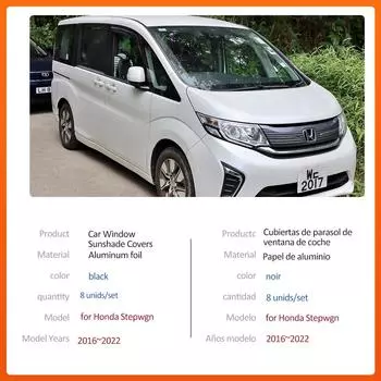 Автомобильный магнитный солнцезащитный козырек для Honda Stepwgn Spada RP1 RP2 RP3 RP4 RP5 2016~2025, занавеска для лобового стекла, солнцезащитный козырек, аксессуар для окна Stepwgn RP1-5
