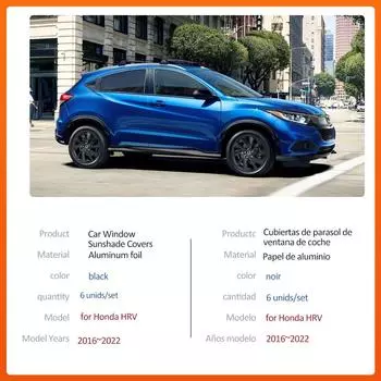 Автомобильный магнитный солнцезащитный козырек для Honda HRV HR-V RU Vezel 2016~2025, шторка на лобовое стекло, солнцезащитный козырек, крышка люка, аксессуары 2016-2022
