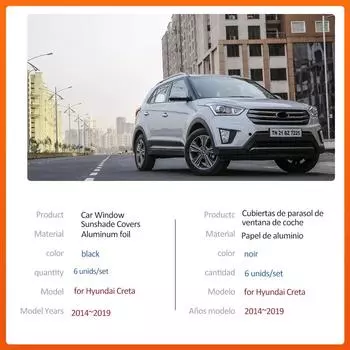 Автомобильный магнитный солнцезащитный козырек для Hyundai Creta Cantus GS GL 2014~2019, шторка на лобовое стекло, солнцезащитный козырек, крышка люка, аксессуары 2014-2019