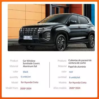 Автомобильный магнитный солнцезащитный козырек для Hyundai Creta Cantus SU2 2020~2024, шторка на лобовое стекло, солнцезащитный козырек, крышка люка, аксессуары 2020-2024