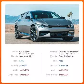 Автомобильный магнитный солнцезащитный козырек для Kia EV6 GT-Line CV 2025~2024, рамка для лобового стекла, коврик для шторы, накладка на люк на крыше, аксессуары
